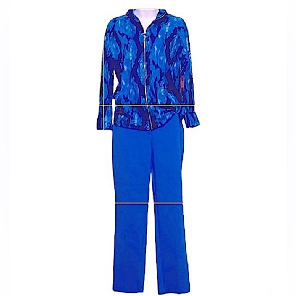 Two piece coordinates- casual jacket and ankle pants set